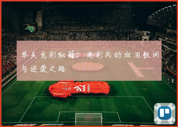 单关竞彩秘籍：老彩民的血泪教训与逆袭之路